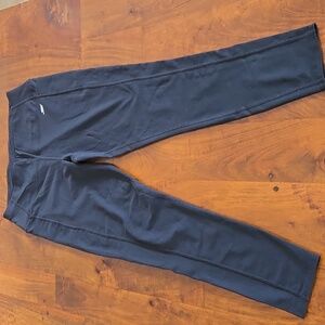 Skechers High Rise 7/8 Black Leggings With Side Pocket Size Large